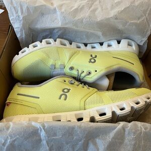 On Running Yellow Sneakers for women or men